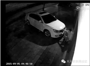 武安中医院惊现车标盗贼,监控拍下作案全过程